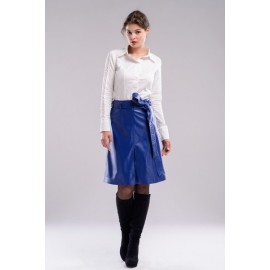 Спідниця з еко-шкіри